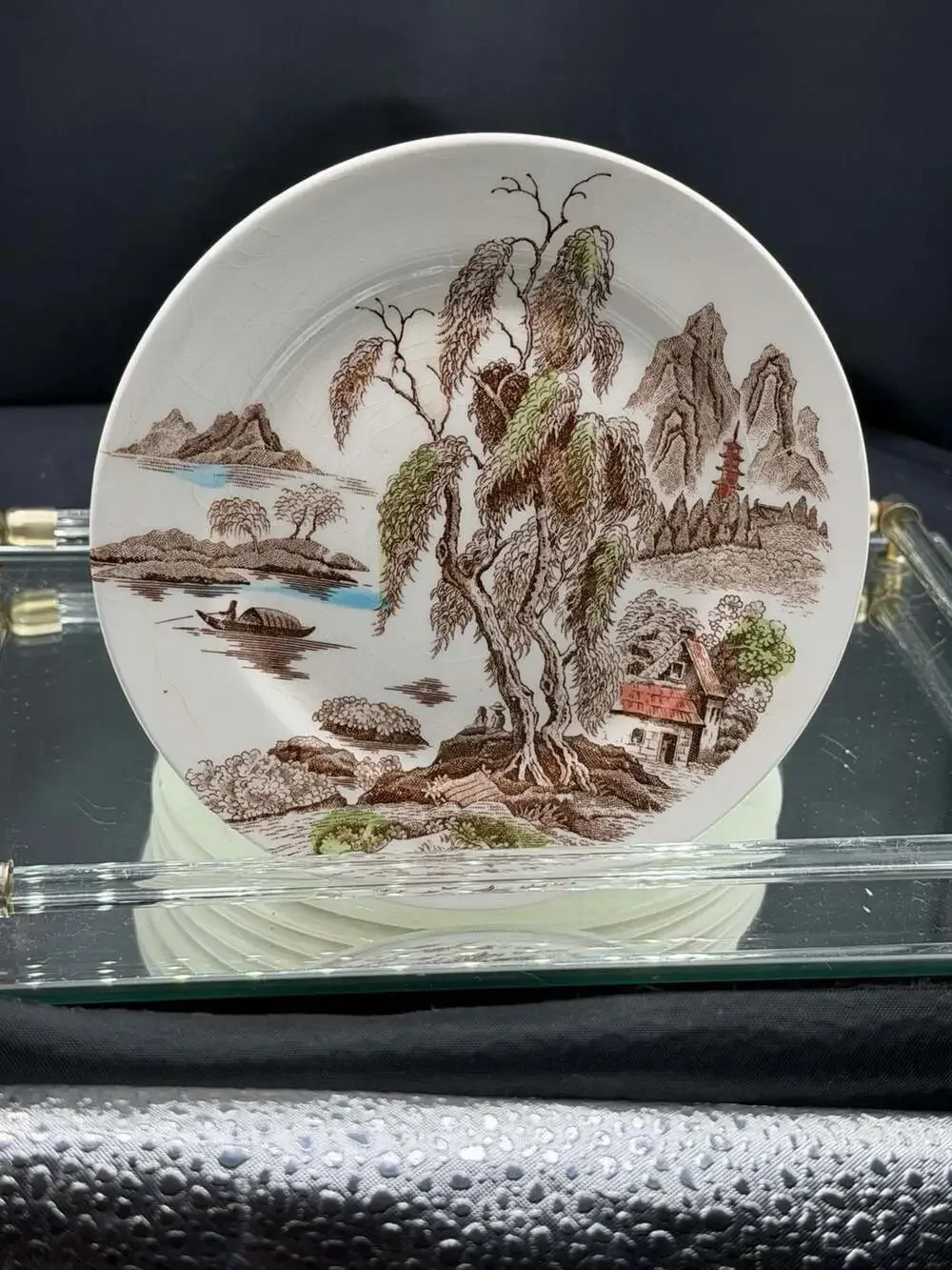 Nasco Japan Sayonara Pattern Fruit Dessert Plates Set of 8
